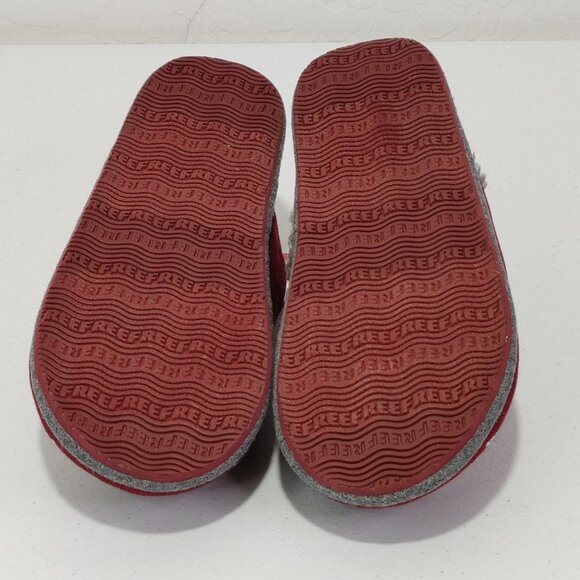 Reef x Tipsy Elves Santa Claus Holydays "You Nasty" Slippers Men's Size 9 - Picture 11 of 12